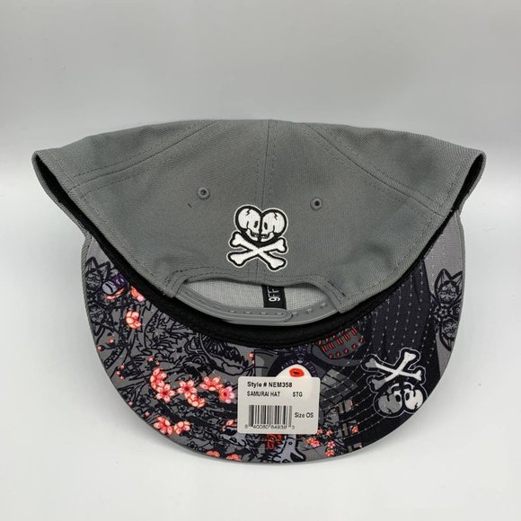 TKDK Tokidoki Samurai Girl Cool Grey 9Fifty New Era Hat Snapback Cap Men - Picture 4 of 6